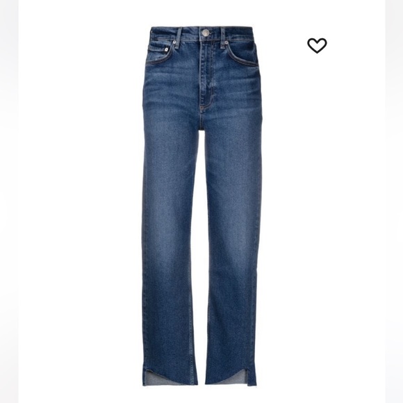 rag & bonedistressed straight-leg jeans Size 25